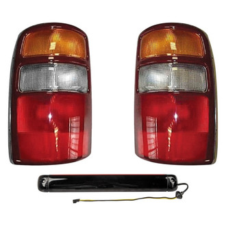 Dorman® - Driver and Passenger Side Replacement 3-Piece Kit (Driver and Passenger Side Tail Lights, 3rd Brake Light)