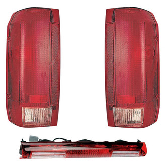 Dorman® - Driver and Passenger Side Replacement 3-Piece Kit (Driver and Passenger Side Tail Lights, 3rd Brake Light)