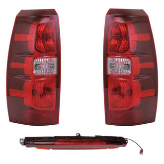 Dorman® - Driver and Passenger Side Replacement 3-Piece Kit (Driver and Passenger Side Tail Lights, 3rd Brake Light)