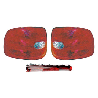 Dorman® - Driver and Passenger Side Replacement 3-Piece Kit (Driver and Passenger Side Tail Lights, 3rd Brake Light)