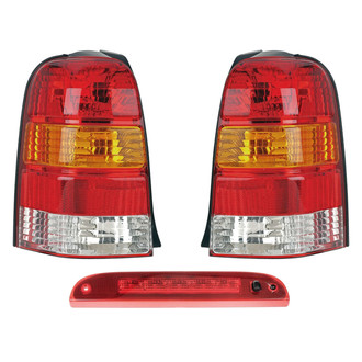 Dorman® - Driver and Passenger Side Replacement 3-Piece Kit (Driver and Passenger Side Tail Lights, 3rd Brake Light)