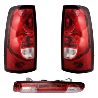 Dorman® - Driver and Passenger Side Replacement 3-Piece Kit (Driver and Passenger Side Tail Lights, 3rd Brake Light)
