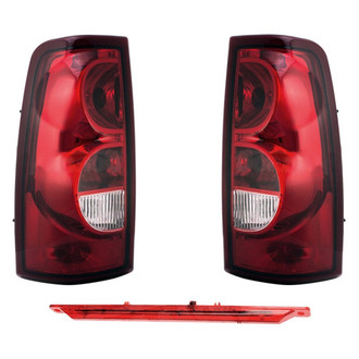 Dorman® - Driver and Passenger Side Replacement 3-Piece Kit (Driver and Passenger Side Tail Lights, 3rd Brake Light)