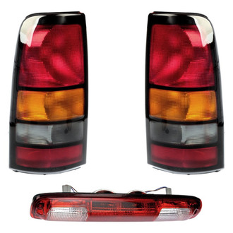 Dorman® - Driver and Passenger Side Replacement 3-Piece Kit (Driver and Passenger Side Tail Lights, 3rd Brake Light)