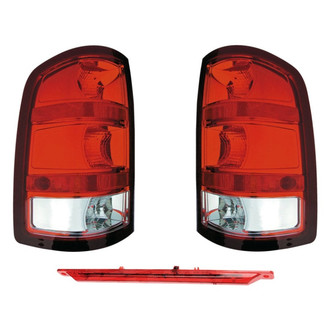 Dorman® - Driver and Passenger Side Replacement 3-Piece Kit (Driver and Passenger Side Tail Lights, 3rd Brake Light)