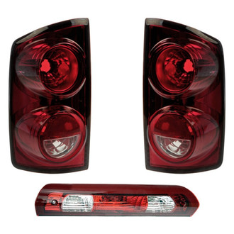 Dorman® - Driver and Passenger Side Replacement 3-Piece Kit (Driver and Passenger Side Tail Lights, 3rd Brake Light)