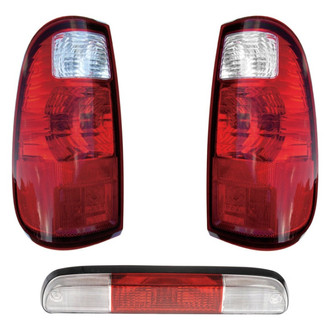 Dorman® - Driver and Passenger Side Replacement 3-Piece Kit (Driver and Passenger Side Tail Lights, 3rd Brake Light)
