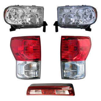 Dorman® - 5-Piece Kit (Driver and Passenger Side Headlights, Driver and Passenger Side Inner Tail Lights, 3rd Brake Light)