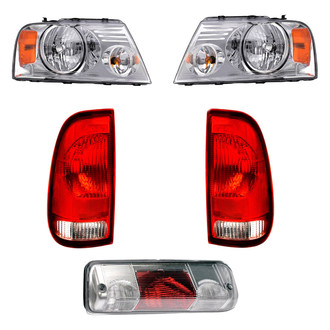 Dorman® - 5-Piece Kit (Driver and Passenger Side Headlights, Driver and Passenger Side Tail Lights, 3rd Brake Light)