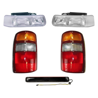 Dorman® - 5-Piece Kit (Driver and Passenger Side Headlights, Driver and Passenger Side Tail Lights, 3rd Brake Light)