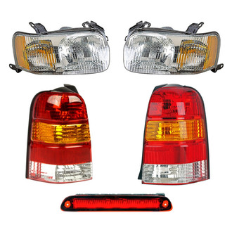 Dorman® - 5-Piece Kit (Driver and Passenger Side Headlights, Driver and Passenger Side Tail Lights, 3rd Brake Light)