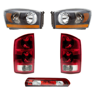 Dorman® - 5-Piece Kit (Driver and Passenger Side Headlights, Driver and Passenger Side Tail Lights, 3rd Brake Light)