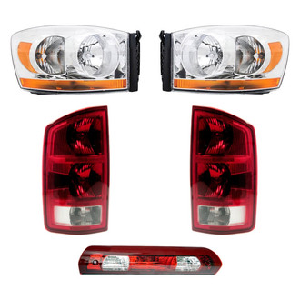 Dorman® - 5-Piece Kit (Driver and Passenger Side Headlights, Driver and Passenger Side Tail Lights, 3rd Brake Light)