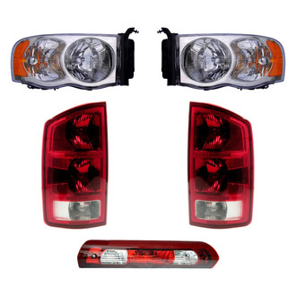 Dorman® - 5-Piece Kit (Driver and Passenger Side Headlights, Driver and Passenger Side Tail Lights, 3rd Brake Light)