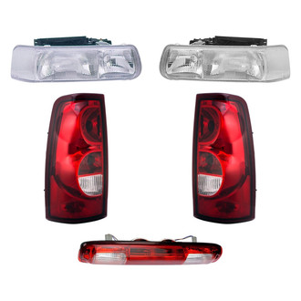 Dorman® - 5-Piece Kit (Driver and Passenger Side Headlights, Driver and Passenger Side Tail Lights, 3rd Brake Light)