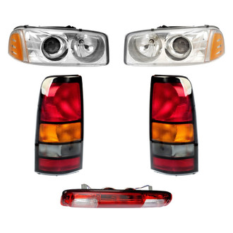 Dorman® - 5-Piece Kit (Driver and Passenger Side Headlights, Driver and Passenger Side Tail Lights, 3rd Brake Light)