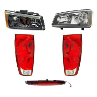Dorman® - 5-Piece Kit (Driver and Passenger Side Headlights, Driver and Passenger Side Tail Lights, 3rd Brake Light)
