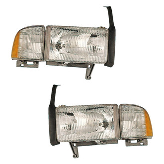 Dorman® - Driver and Passenger Side Replacement Headlight Set