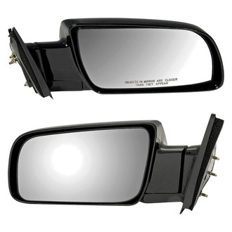 Dorman® - Driver and Passenger Side Manual View Mirror Set (Non-Heated, Foldaway)