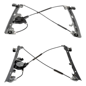 Dorman® - OE Solutions™ Front Driver and Passenger Side Power Window Regulator and Motor Assembly Set