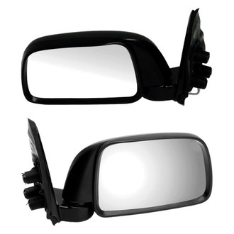 Dorman® - Driver and Passenger Side Manual View Mirror Set (Non-Heated, Foldaway)