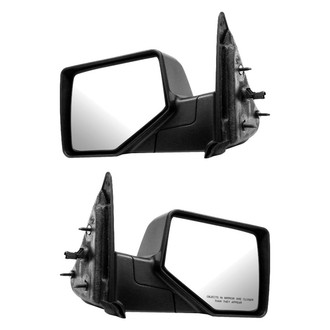 Dorman® - Driver and Passenger Side Manual View Mirror Set (Non-Heated, Foldaway)