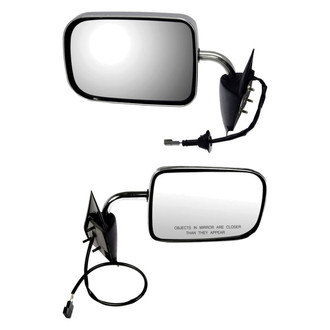 Dorman® - Driver and Passenger Side Power View Mirror Set (Non-Heated, Foldaway)