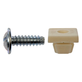 Dorman® - White / Zinc Clear License Plate Fasteners
