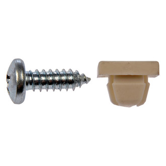 Dorman® - White / Zinc Clear License Plate Fasteners
