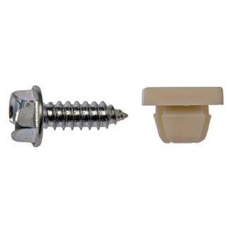 Dorman® - White / Zinc Clear License Plate Fasteners