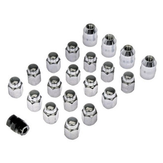 Dorman® - Chrome Cone Seat Acorn 2-Pc Lug Wheel Installation Kit