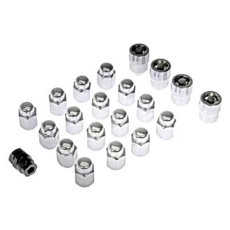 Dorman® - Chrome Cone Seat Acorn 2-Pc Lug Wheel Installation Kit