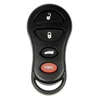 Dorman® - 3-Button Black Replacement Keyless Entry Remote Transmitter Case with Panic Button