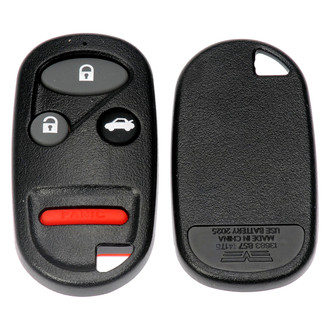 Dorman® - 3-Button Black Replacement Keyless Entry Remote Transmitter Case with Panic Button