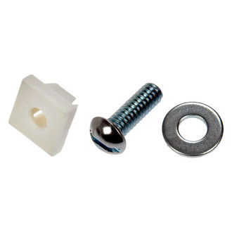 Dorman® - White License Plate Fasteners