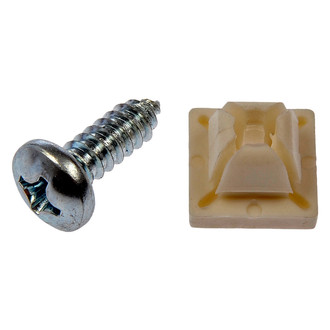 Dorman® - Natural / Zinc-Plated License Plate Fasteners