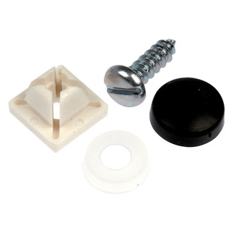 Dorman® - Black / White License Plate Fasteners