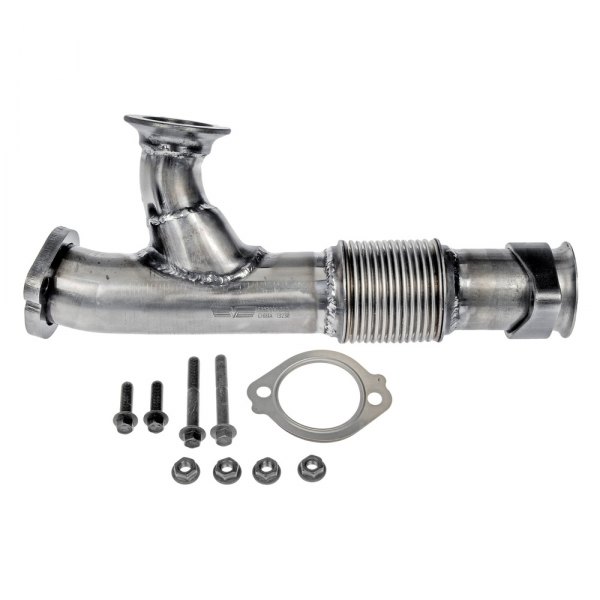 Dorman® - OE Solutions™ Passenger Side Stainless Steel Turbocharger Up Pipe Kit with Y-Connector Manifold to Y Pipe