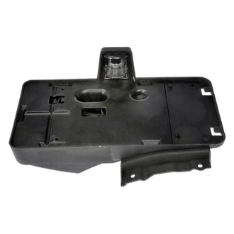 Dorman® - Matte Black Rear License Plate Bracket