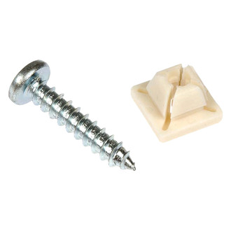 Dorman® - White / Zinc Clear License Plate Fasteners