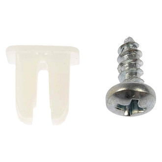 Dorman® - White / Zinc Clear License Plate Fasteners