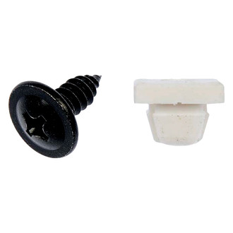 Dorman® - Black Oxide / White License Plate Fasteners