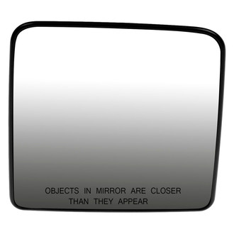 Dorman® - Passenger Side Manual Mirror Glass (Non-Heated, Foldaway)