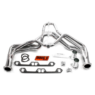 Doug's Headers® - 4-Tube Steel Metallic Ceramic Coated Long Tube Exhaust Headers