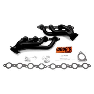 Doug's Headers® - 4-Tube Steel Hi-Temp Black Coated Long Tube Exhaust Headers
