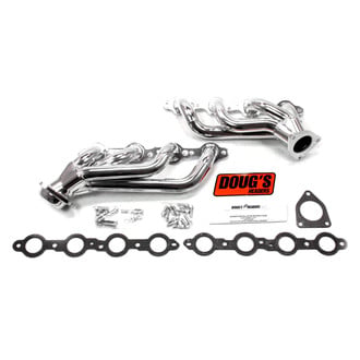 Doug's Headers® - 4-Tube Steel Metallic Ceramic Coated Long Tube Exhaust Headers