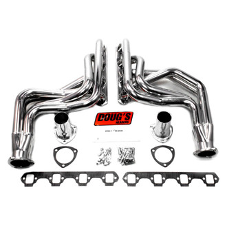 Doug's Headers® - 4-Tube Steel Metallic Ceramic Coated Long Tube Exhaust Headers