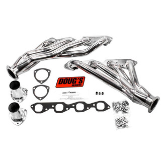 Doug's Headers® - 4-Tube Steel Metallic Ceramic Coated Short Tube Exhaust Headers