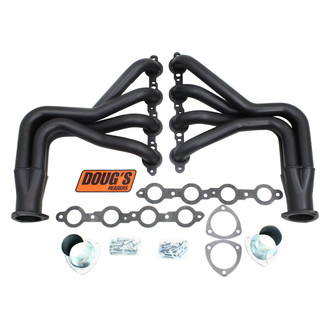 Doug's Headers® - 4-Tube Hi-Temp Black Coated Long Tube Exhaust Headers