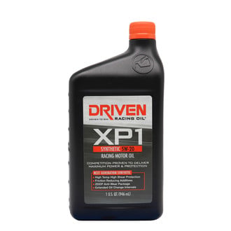 Driven Racing Oil® - XP1 Racing SAE 5W-20 Synthetic Motor Oil, 1 Quart